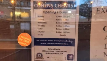 Cohens Chemist, Alencon Link, Basingstoke - 4 Dickson House