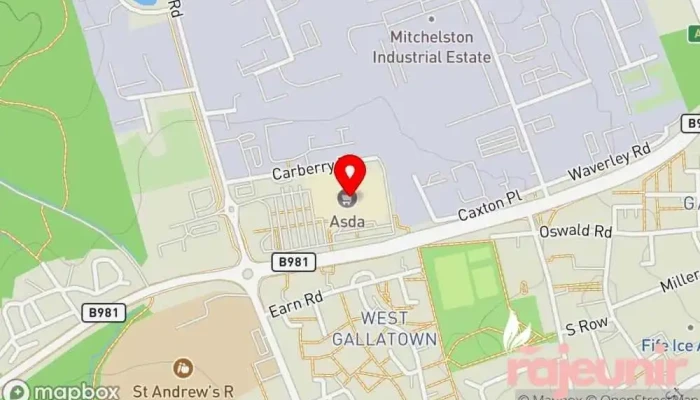 Asda Pharmacy -  Map - Kirkcaldy