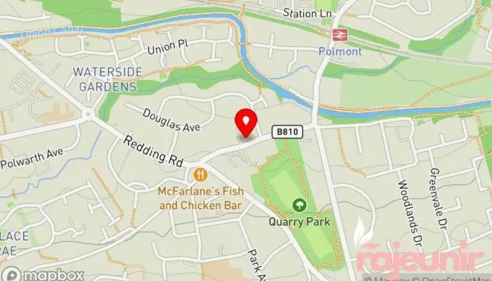 Aura -  Map - Falkirk