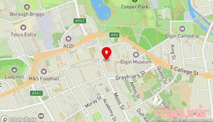 Bairds Pharmacy -  Map - Elgin