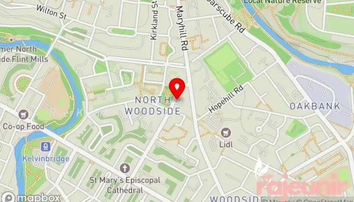 map of Bannermans Pharmacy Pharmacy in Glasgow