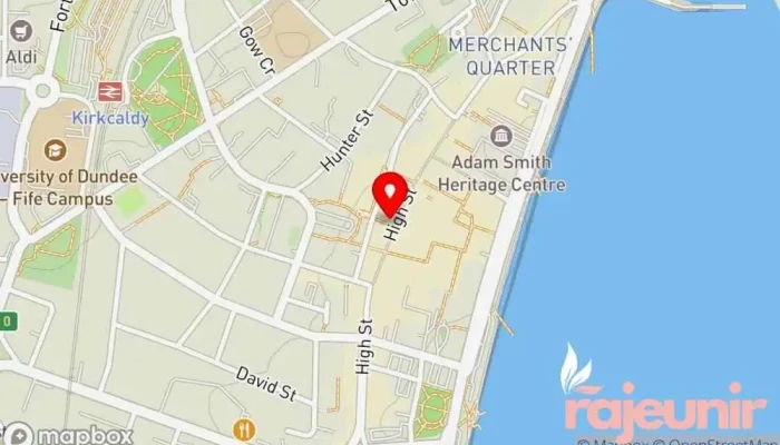 Boots Opticians -  Map - Kirkcaldy