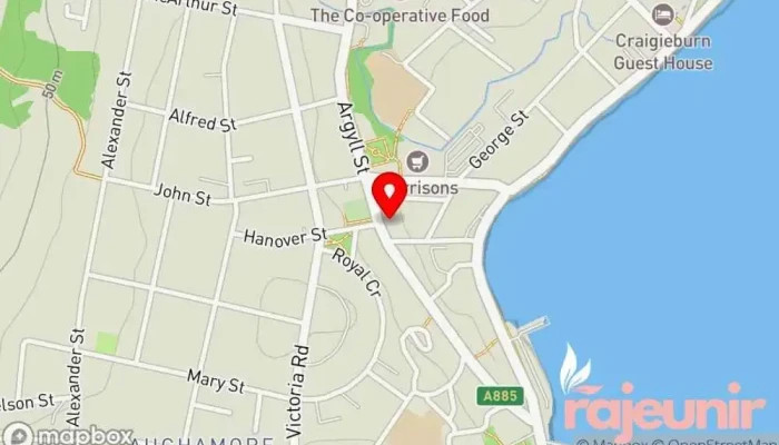 map of Boots Pharmacy Pharmacy, Drug store, Health consultant, Medical supply store, Vitamin & supplements store in Dunoon