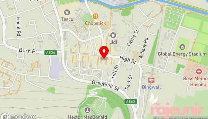 Boots Pharmacy -  Map - Dingwall