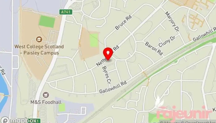 Boots Pharmacy -  Map - Paisley