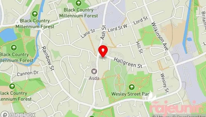 Bradley Chemist -  Map - Bilston