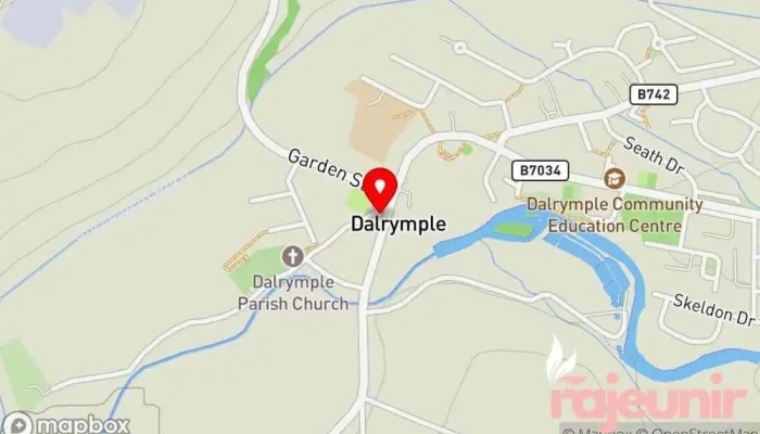map of Dalrymple Pharmacy Pharmacy in Ayr