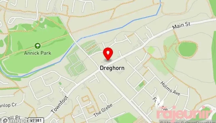 Davidsons Chemists -    Dreghorn Map - Irvine