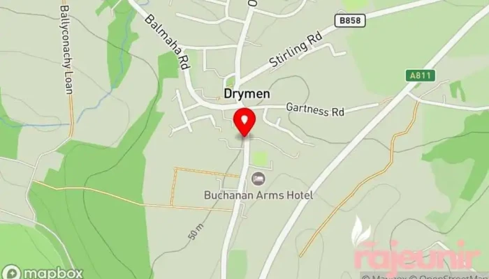 map of Davidsons Chemists - Drymen Pharmacy in Glasgow