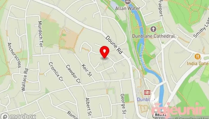 Davidsons Chemists -    Dunblane Anderson St Map - Dunblane
