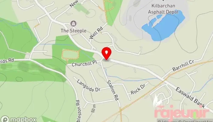 map of Davidsons Chemists - Kilbarchan Pharmacy in Johnstone