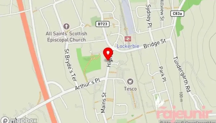 Davidsons Chemists -    Lockerbie Map - Lockerbie