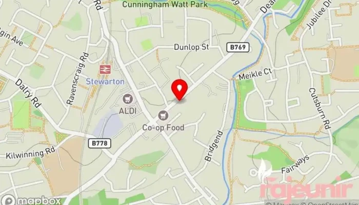 Day Today Express Map - Kilmarnock