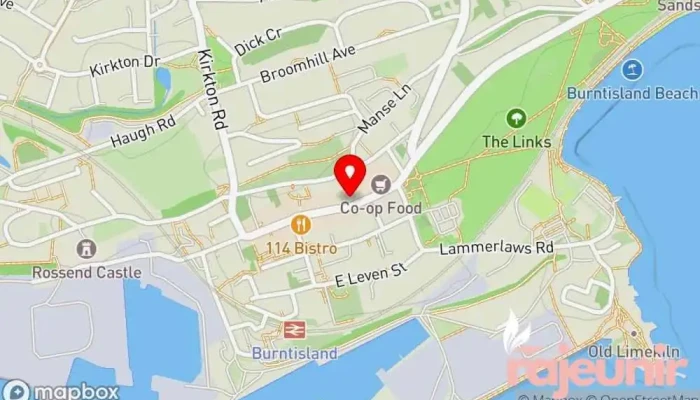 Dears Health Beauty Travel Clinic Map - Burntisland