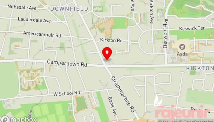 map of Downfield Pharmacy Pharmacy in Dundee