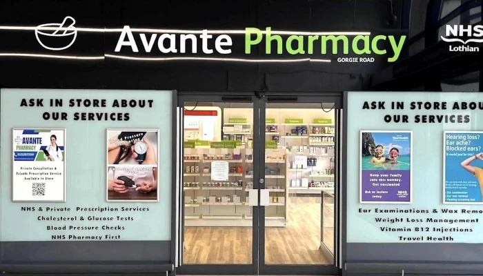 Edinburgh Travel clinic at Avante Pharmacy - Edinburgh