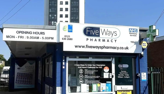Five Ways Pharmacy - Birmingham B16 8Rp