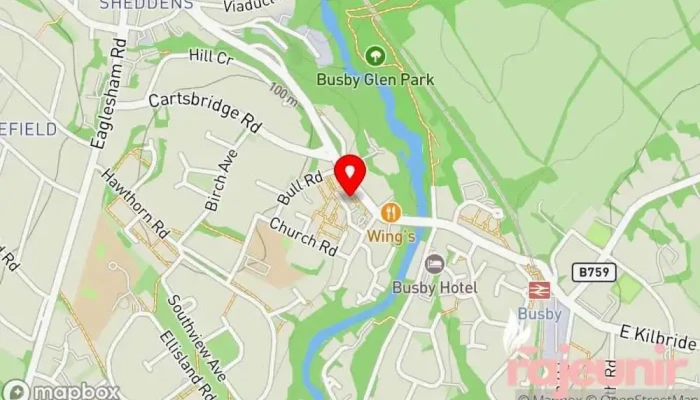 Freemans Homeopathic Pharmacy Map - Glasgow