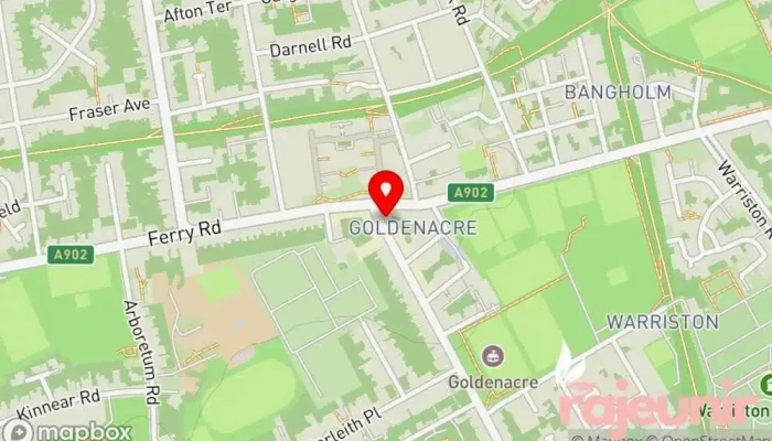 Goldenacre Pharmacy Travel Clinic Map - Edinburgh