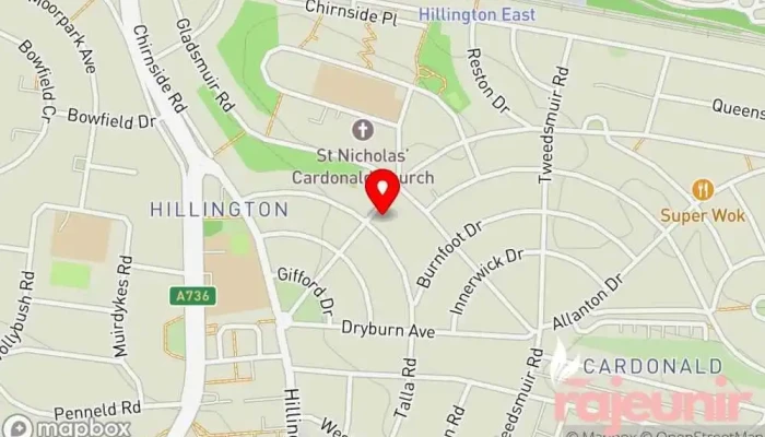 Guidis Pharmacy Map - Glasgow
