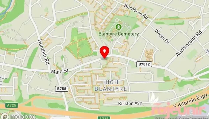 High Blantyre Chemist -  Map - Glasgow