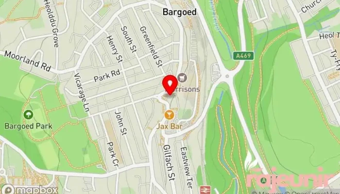 Lewis Chemist -  Map - Bargoed