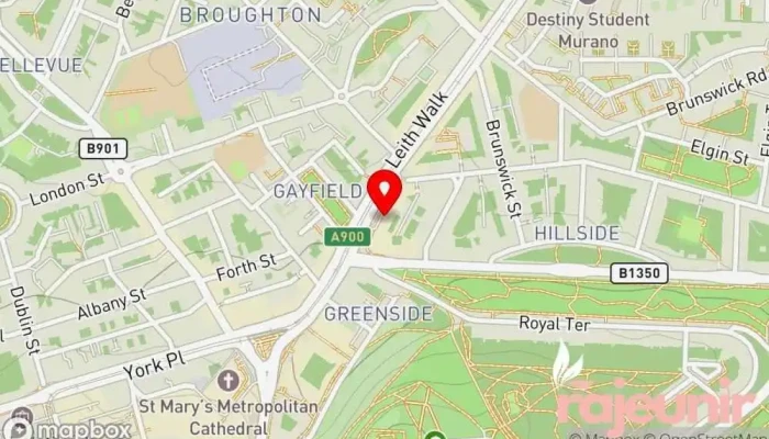 Lindsay Gilmour Pharmacy Elm Row Map - Edinburgh