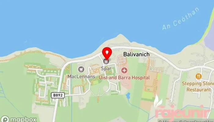 Lovats Supermarket -  Map - Isle Of Benbecula