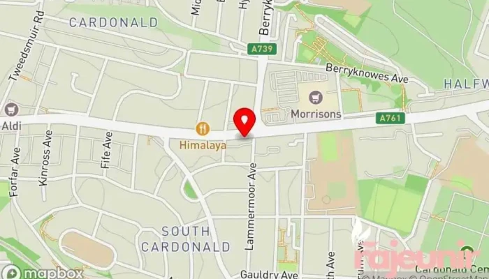 map of Mackie Pharmacy & Weight Management Clinic Cardonald Pharmacy in Glasgow