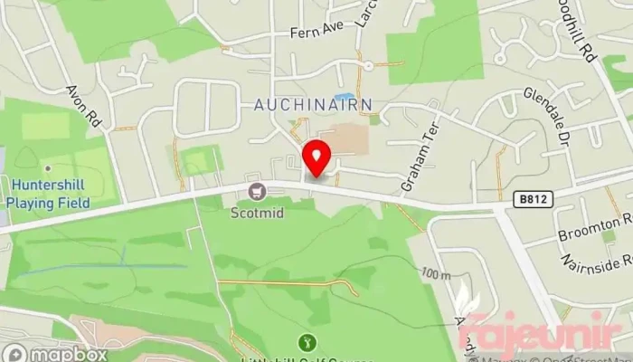 Md Green   Auchinairn Pharmacy Map - Glasgow