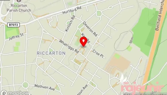 Md Green   Bellfield Pharmacy Map - Kilmarnock
