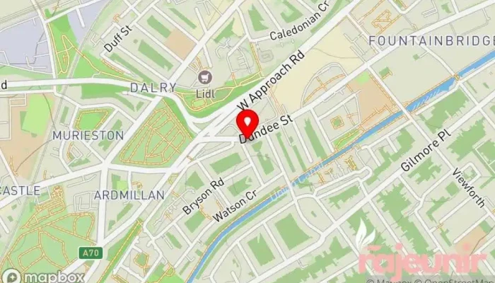 Md Green   Fountainbridge Pharmacy Map - Edinburgh