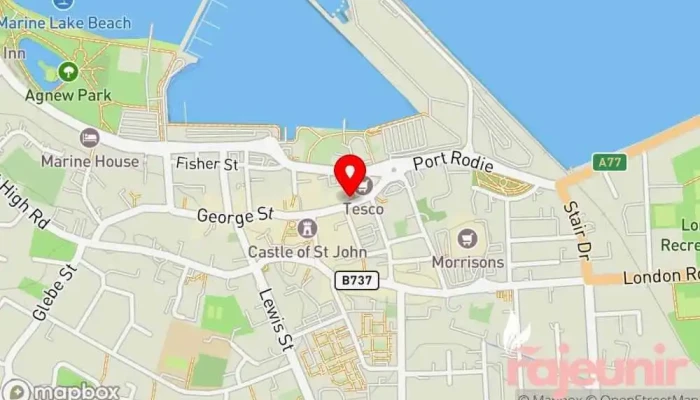 Md Green   Stranraer Pharmacy Map - Stranraer