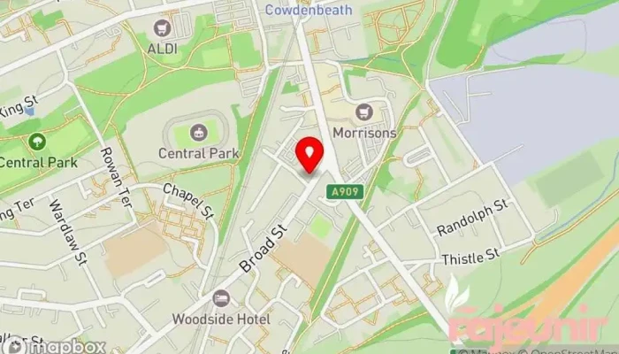 Md Green Cowdenbeath Map - Cowdenbeath