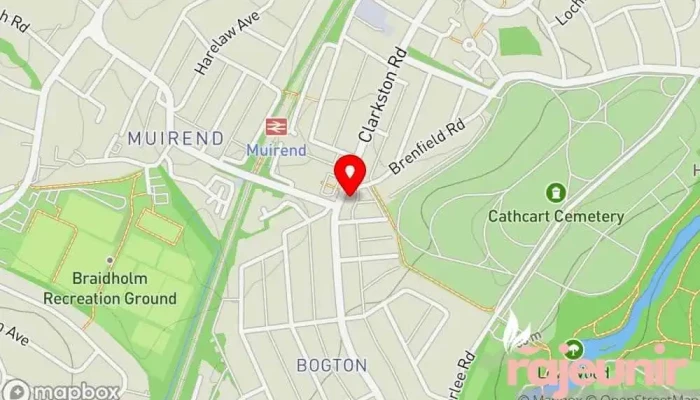 map of Muirend Pharmacy Pharmacy in Glasgow