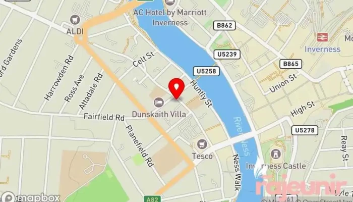 Ness Pharmacy -  Map - Inverness