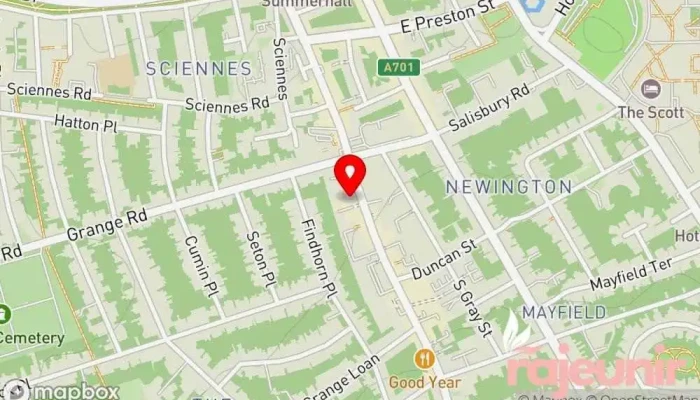 Omnicare Pharmacy Causewayside Travel Clinic Ear Wax Removal Map - Edinburgh