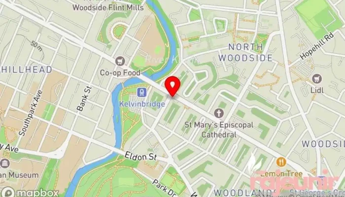 map of Park Road Pharmacy Pharmacy in Glasgow
