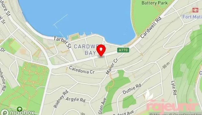 map of Pettigrew's Pharmacy Pharmacy in Gourock