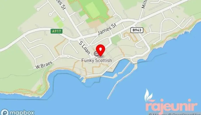 map of Pittenweem Hub Pharmacy, General store, Post office in Anstruther