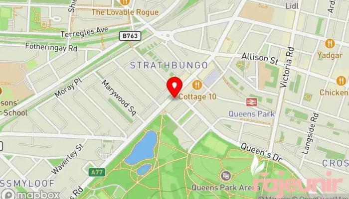 map of Queens Park Pharmacy Pharmacy in Glasgow
