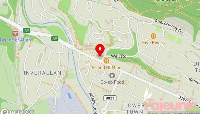 Right Medicine Pharmacy And Travel Clinic Bridge Of Allan Map - Stirling