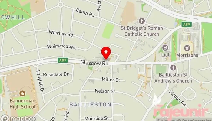 Rowlands Pharmacy Baillieston -  Map - Glasgow