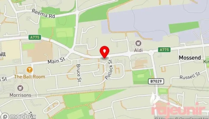 map of Rowlands Pharmacy Bellshill Pharmacy in Bellshill