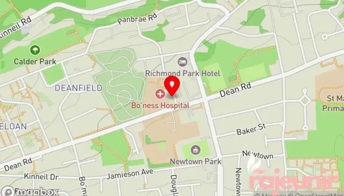 Rowlands Pharmacy Boness Health Centre Map - Bo'ness