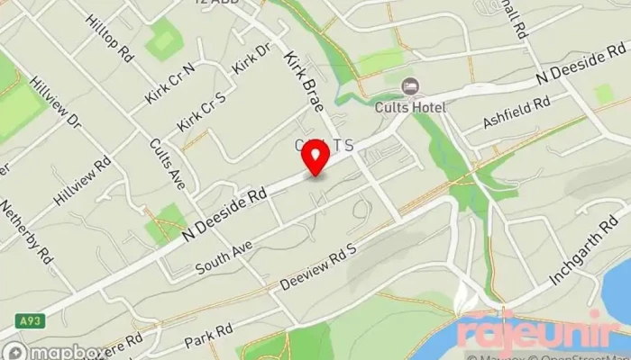 Rowlands Pharmacy Cults -  Map - Aberdeen