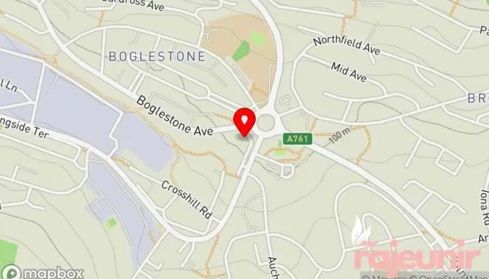 map of Rowlands Pharmacy Port Glasgow Pharmacy in Port Glasgow