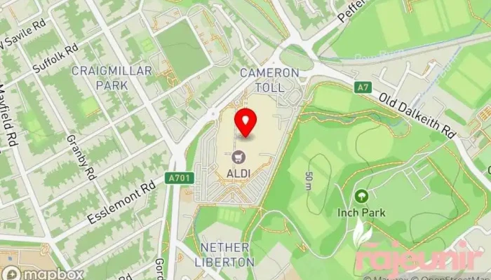 Sainsburys Map - Edinburgh