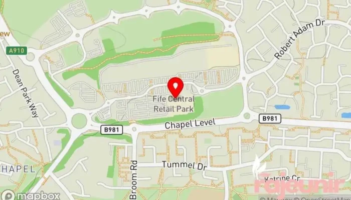 Sainsburys Map - Kirkcaldy