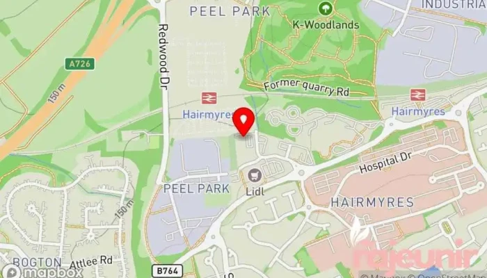 map of St James Pharmacy Pharmacy in Glasgow